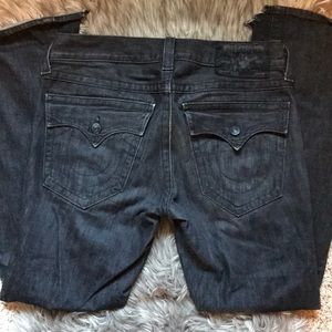 Men’s True Religion black jeans